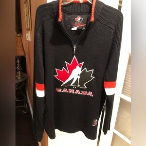 VINTAGE TEAM CANADA SWEATER MEN'S SOGO SPORTS Size Large 46-48